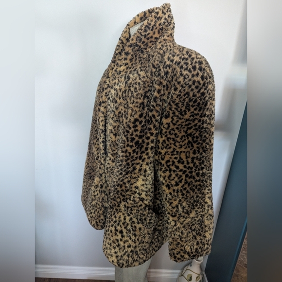 Vintage Marco Collection  leopard swing coat tagged S fits L - Picture 6 of 12
